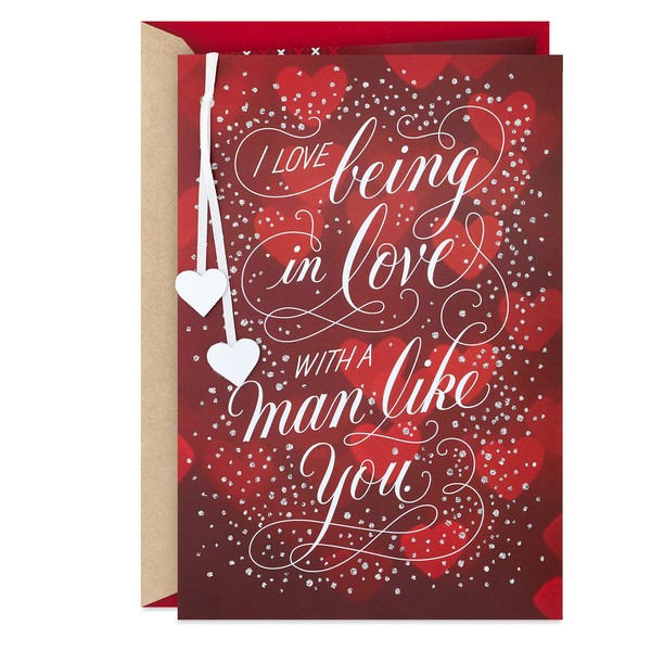 Hallmark Valentines Day Card for Husband or Boyfriend (Love Being in Love) for Anniversary or Romantic Birthday