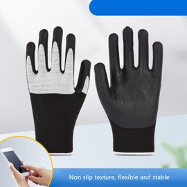 Fockety Electric Insulated Gloves, Flame Retardant 400V High Voltage Safety Work Gloves, Non-Slip Rubber Electrician Gloves, Tension Gloves (Black)