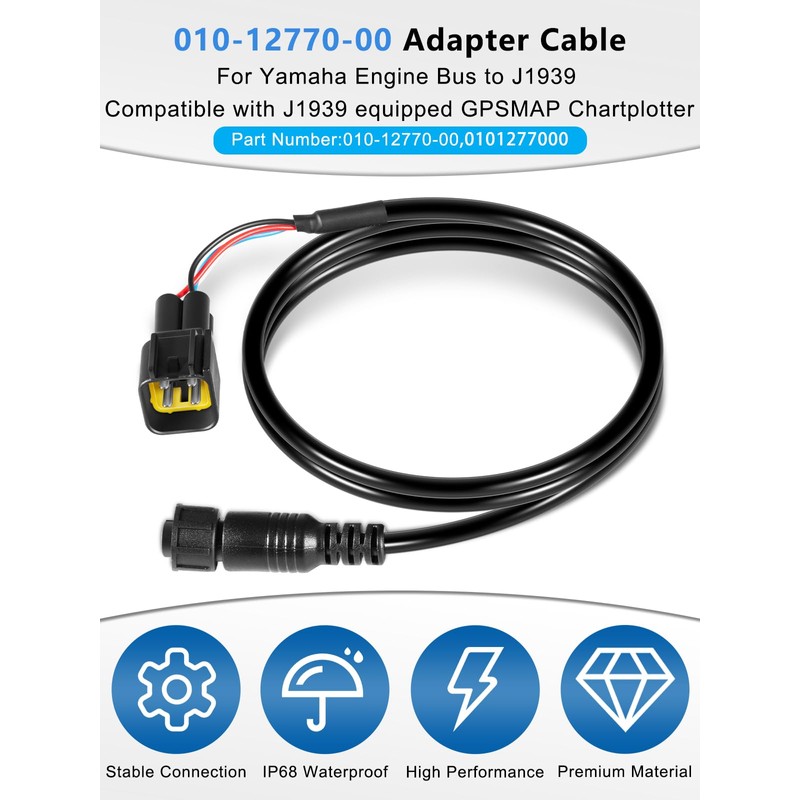 Replacement for 010-12770-00 Adapter Cable, for Yamaha Engine Bus to