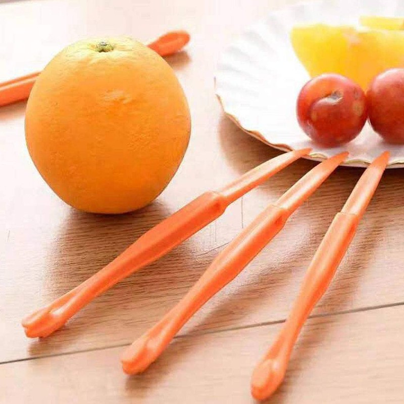 Orange Peeler Tools Citrus Peel Cutter Plastic Easy Fruit Vegetable