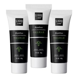 3 Piezas - Mascarilla Carbon Activado Puntos Negros Skin Care Exfoliante Mascarila Negra Nariz Rostro Cuidado de la Piel Suaviza y Refina la Piel...  