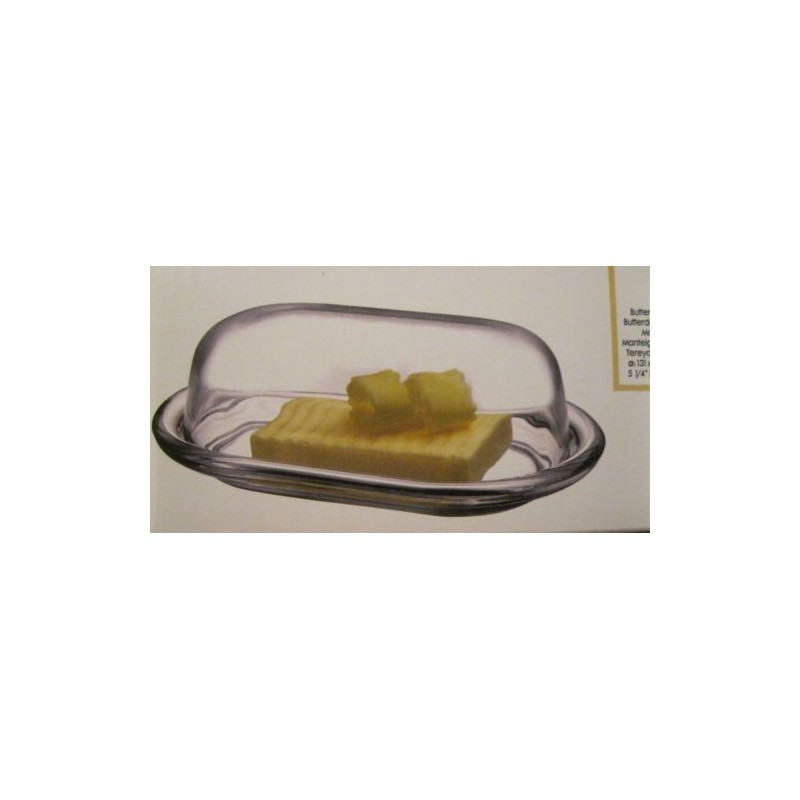 Europe Ware PASABACHCE Butter Dish, Clear