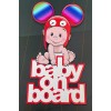 Avery Vinyl Deadmau5 Baby on Board Sticker - Electronic Music