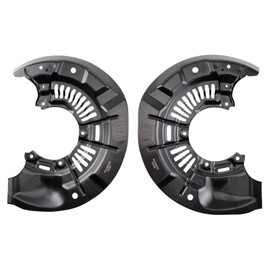 TRQ Front Brake Dust Shield Set Compatible with 2011-2020 Toyota Sienna 2011-2015 Venza
