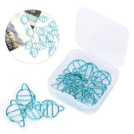 Pack of 20 Paper Clips Cartoon Planet Shape Paper Clips Paper Clips for Home and School Craft Decorations