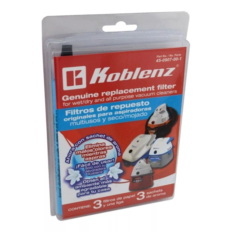 Koblenz 3 Filtros Repuesto Originales + 3 Sachets Aroma Koblenz