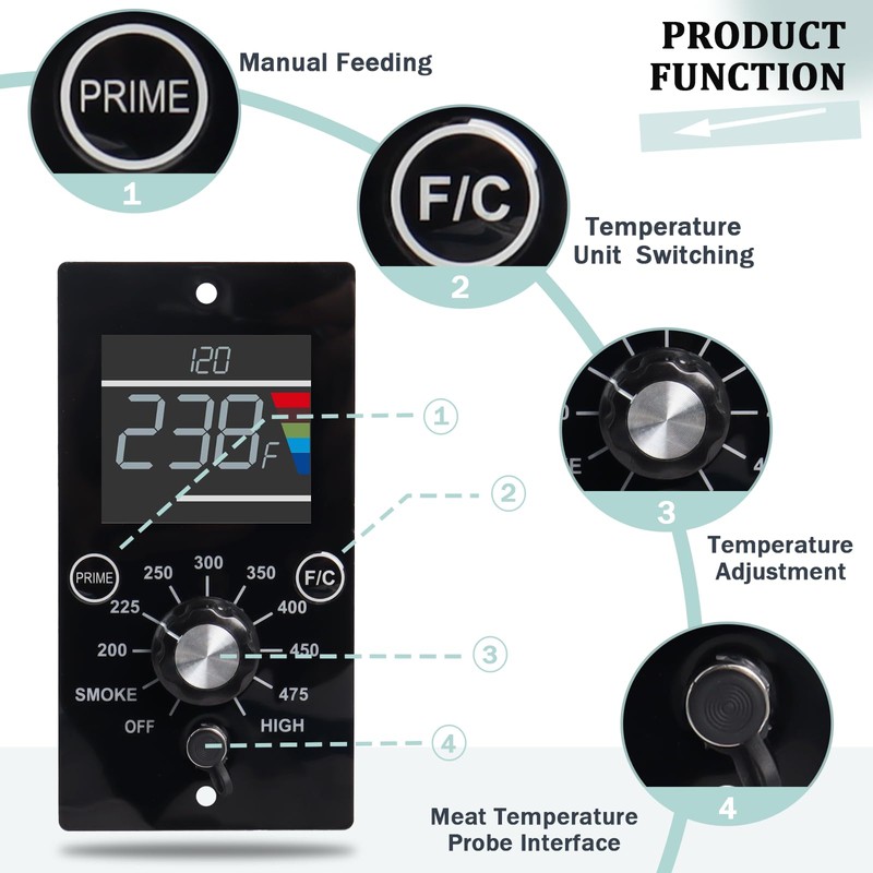 Upgrade Digital Control Board Kit Compatible with Pit Boss Tabletop