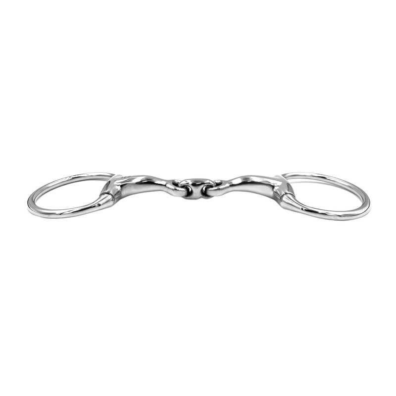 Equine Smile ES0085 ErgoBit Olive Head Bit Double Broken Stainless