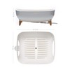 Nineware Wide Volume Dish Drying Rack, Kitchen Dish Plate Storage,