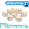 Stonebriar Unscented Long Burning White Tealight Candles, Bulk Pack, 6-7