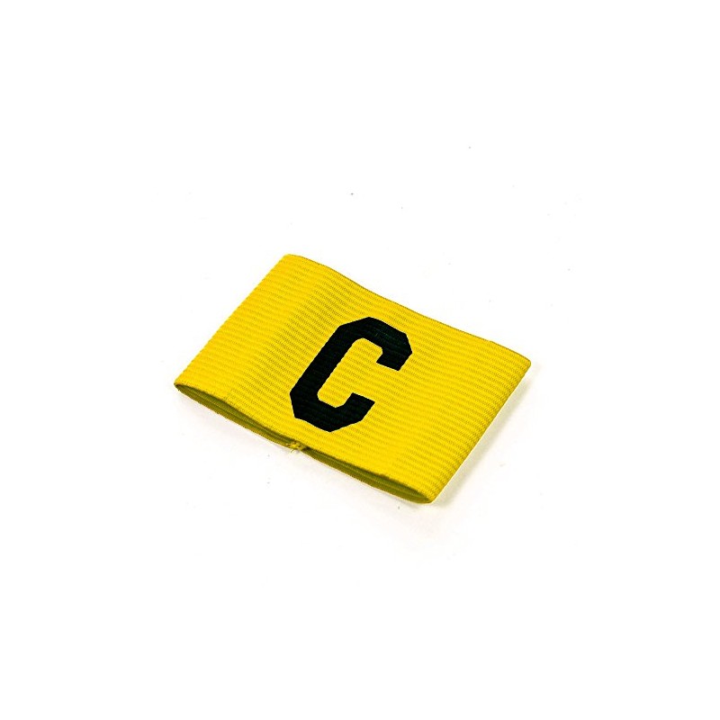 Precision Training Unisex-youth Precision Big C CaPTains Armband, Yellow, Junior,White