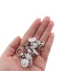 ZQIY 15PCS Curtain Track Roller Hook Curtain Guide Pulley Plastic