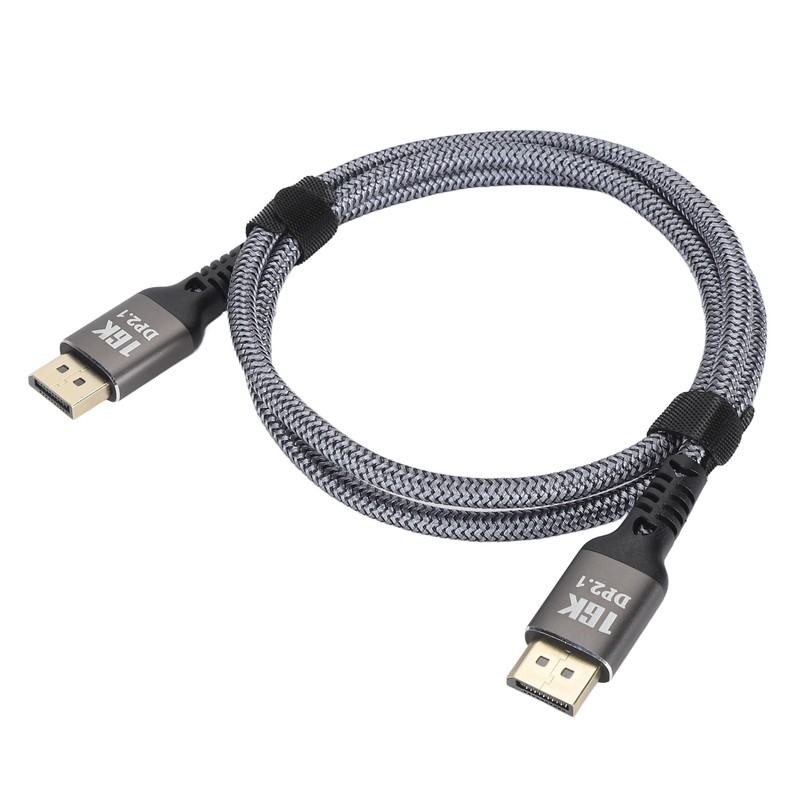 DisplayPort 2.1 Cable 16K 30Hz 40Gbps 3D Dynamic HDR Male