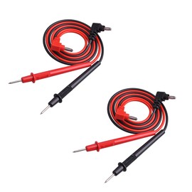COMOK 2 Pair 27inch Long Multimeter Test Lead Probe Wire Cable with Banana Plug for Dc Power Supply 1000v