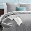 Bedsure Bed Linen 135 x 200 cm, 2-Piece Grey Bed