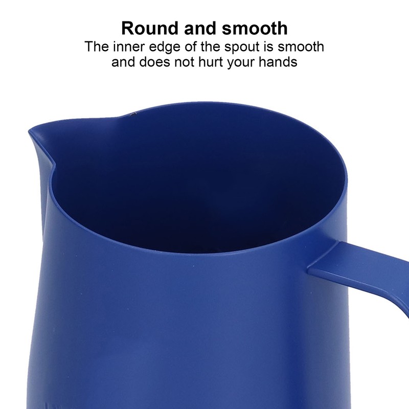 Stainless Steel Coffee Pitcher Milk Latte Frothing Cup with NonDrip