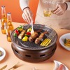 Unikato Disposable Grate Round Net Refill, Set of 5, Barbecue