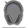 A8 'Wireless Gaming Headset' Unmounted Rubber Stamp (RS00051892)