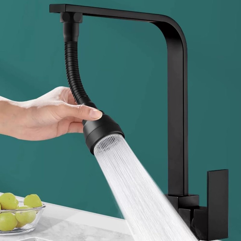 DZGUAI 360° Rotating Splash-Saving Faucet Kitchen Faucet Extension with Universal