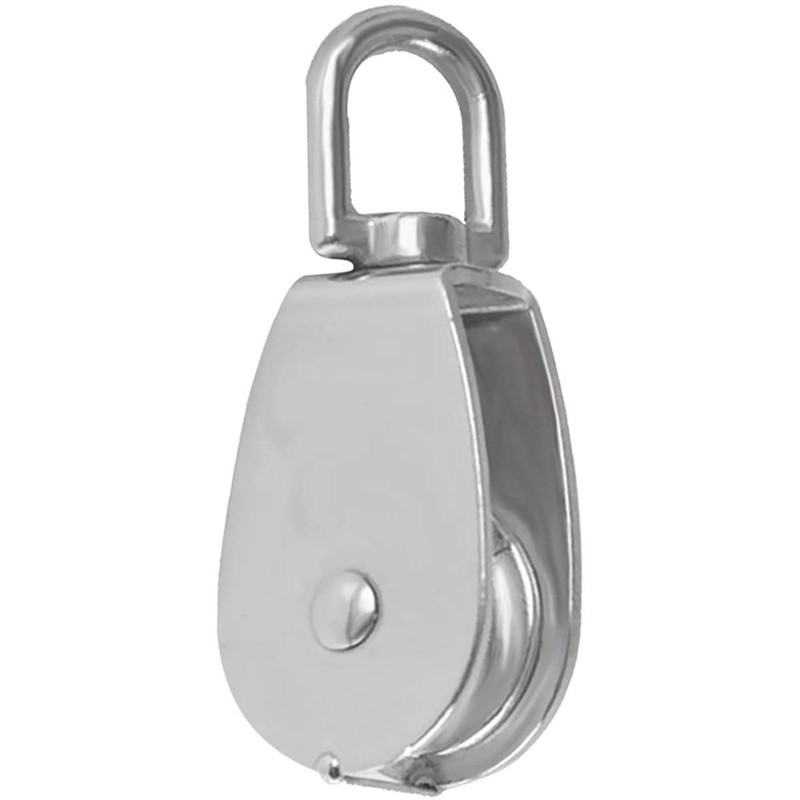 POFET 4 Pcs M15 Stainless Steel Lifting Swivel Single Wheel