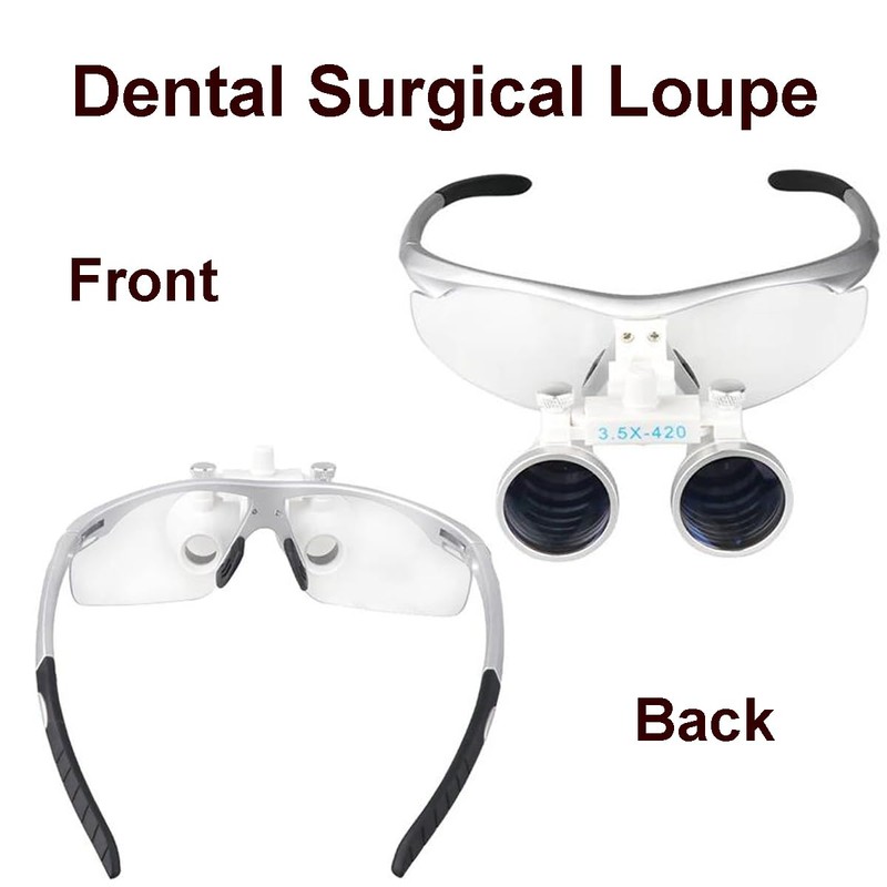 Dental Surgical Loupe Binocular Magnifier Magnification 3.5 X Working Distance