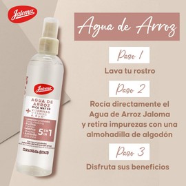 Jaloma Agua de Arroz, Reduce Impurezas de la Piel, 250ml