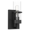 Tipace Black Wall Light Fixtures,Industrial Wall Sconces Clear Glass Wall