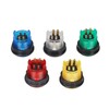 5pcs 28mm Arcade LED Light Push Button with Switch, LED