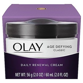 Olay Age Defying Classic Daily Renewal Cream Facial Moisturizer 2 Oz (Pack of 2)