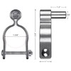 Insaga 304 Stainless Steel Chain Link Fence Gate Post Hinge,