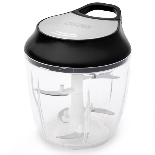 ZOLMER® Onion Slicer, Manual Chopper with Pulley as Vegetable Cutter,