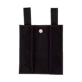 Fujii Denko TSUYORON MR-45-BLK Lanyard Hook Storage Bag, Black, Black, Made in Japan, Torso Belt, Body Belt Type, Safety Belt