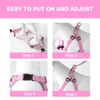 Feycig Dog Harness for Small Dogs, Anti-Pull Adjustable, Reflective Harness,