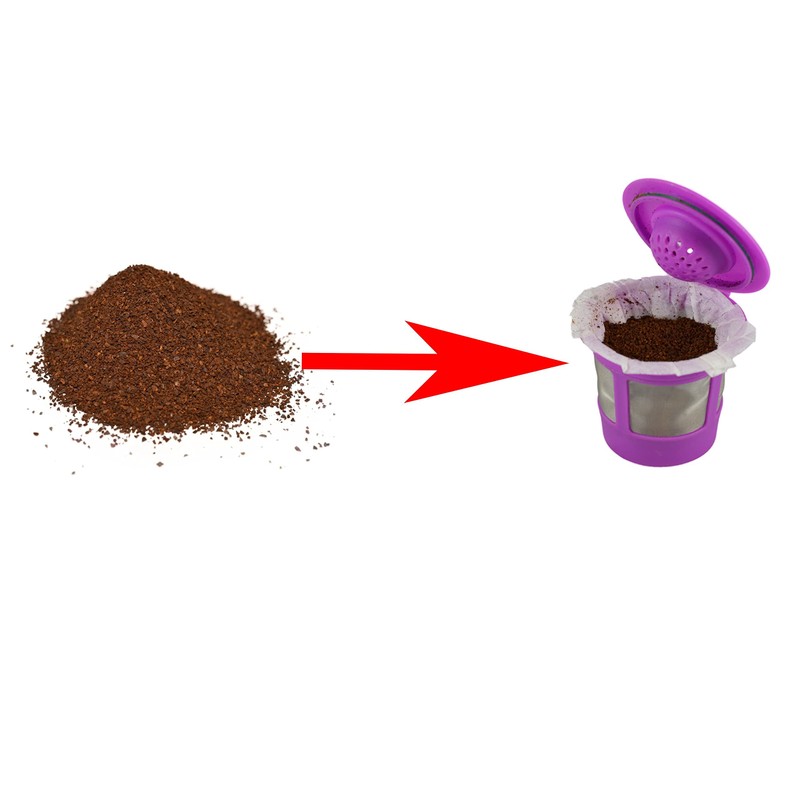 canFly Disposable K-Cup Paper Filter for Keurig Single Cup Coffer