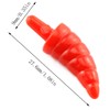 E-outstanding 50pcs Red Snowman Nose 9x22mm Plastic Toy Nose Santa