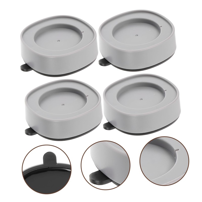 Mipcase 4pcs Anti-Slip Washing Machine Feet Pads for Vibration Reduction