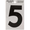 Hillman 840788 3" Black and Silver Reflective Poly-Film Adhesive Number 5