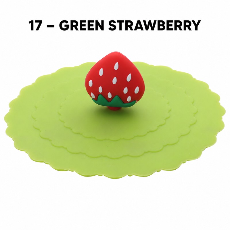 10cm Silicone Cup Cover for Drinks – Heat-Resistant Dustproof Suction