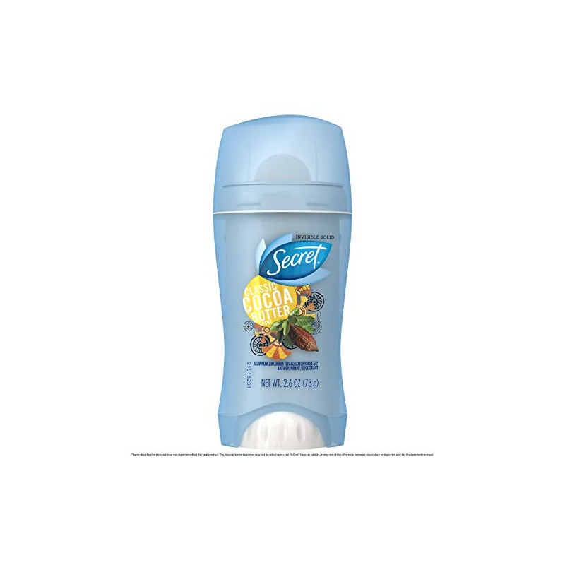Secret Scent Expressions Anti-Perspirant Deodorant Invisible Solid Classic Coco Butter