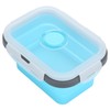 4Pcs/Set Silicone Lunch Box Collapsible Food Storage Container Bento Box