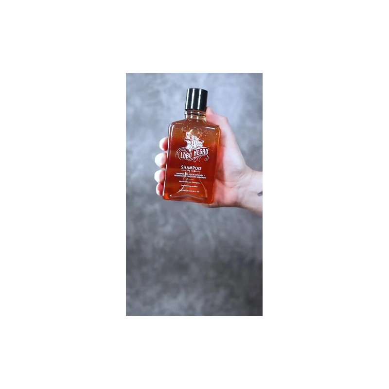 Shampoo Lobo Negro Anticaída Regenerador Hidratante 350ml