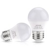 GIOVAR 2-Pack LED Refrigerator Light Bulbs 40 Watt Equivalent 120V,