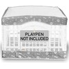 Dog Playpen Bottom Pad and Mesh Top Cover fit 36"