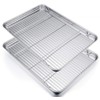 P&P CHEF 19.6 Inch Stainless Steel Baking Sheet with Rack