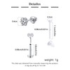 QWALIT Silver Ear Piercing Kit Ear Piercing Gun Kit Earrings
