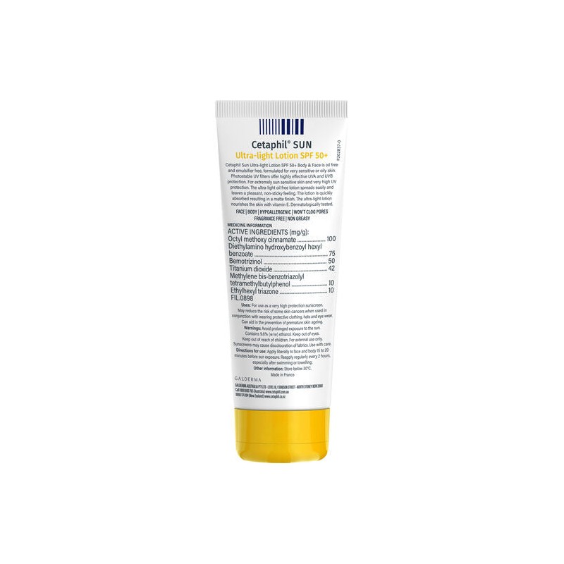 Cetaphil Sun Spf 50+Ultra Light Lotion 100mL
