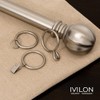 Ivilon Drapery Eyelet Curtain Rings - 2" Ring Loop for