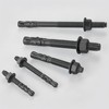 Wensilon 10Pcs 1/4x3 Inch Standard Fasteners for Heavy-Duty Black Wedge