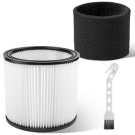 Tomkity Replacement Cartridge Filter Compatible with 90350 90304 90333 5 Gallon and above with 1 Pack 90585 Foam Filter
