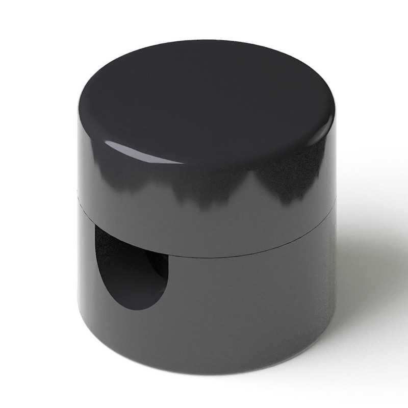 Two Piece Hook for Textile Cable, Surface-Mounted Cable Holder for